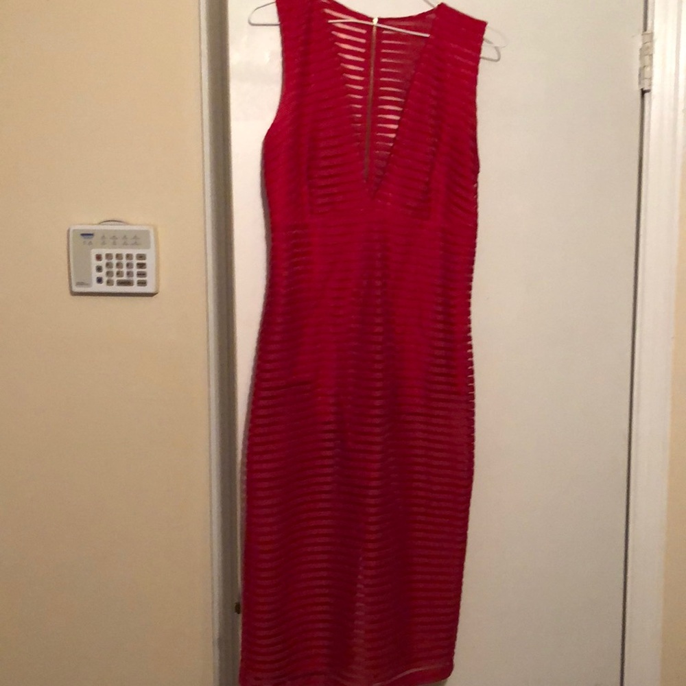 Sexy red dress